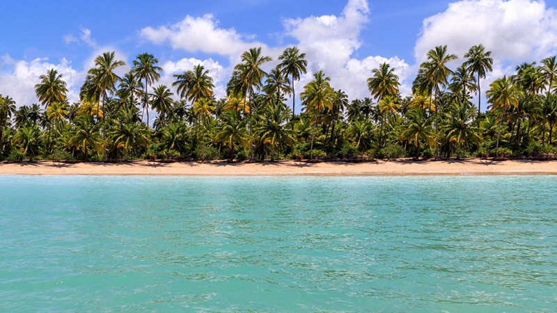 Praia de Maragogi em Alagoas